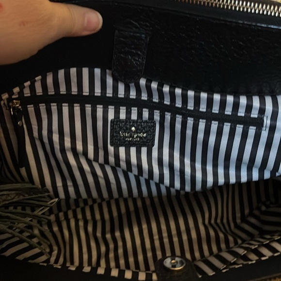 Kate Spade Southport Avenue Lydia EUC black pebbled leather satchel - Picture 12 of 15